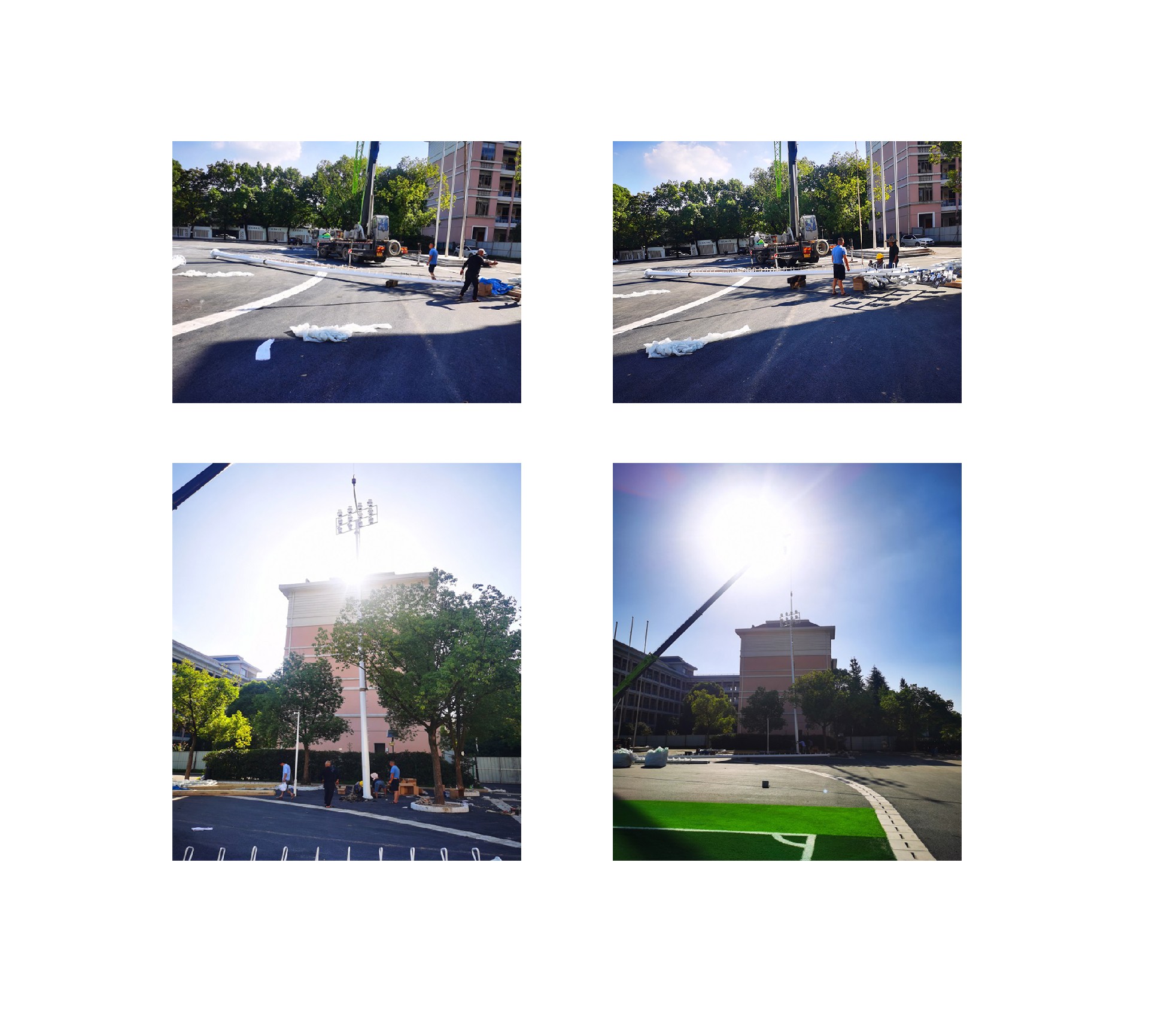 豐上光電大功率照明燈-項(xiàng)目施工現(xiàn)場(chǎng)